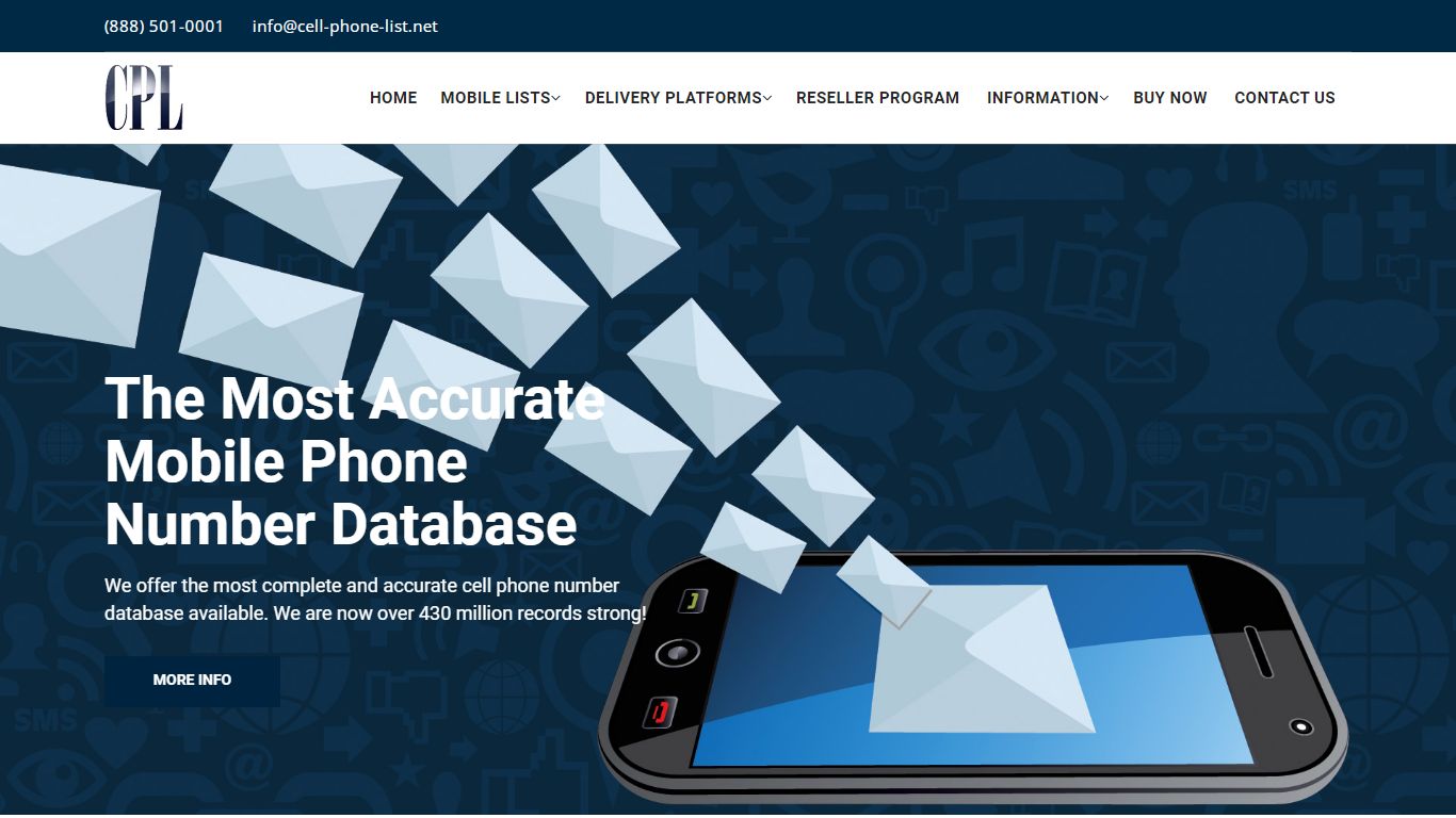 Cell Phone Number List Database for Mobile Marketing